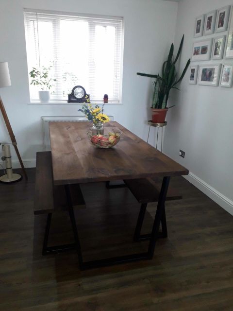 Global Industrial Tables At August Wiest Blog inside From Warehouse to Dining Room: Understanding the Appeal of Industrial Style Black Frame Tables